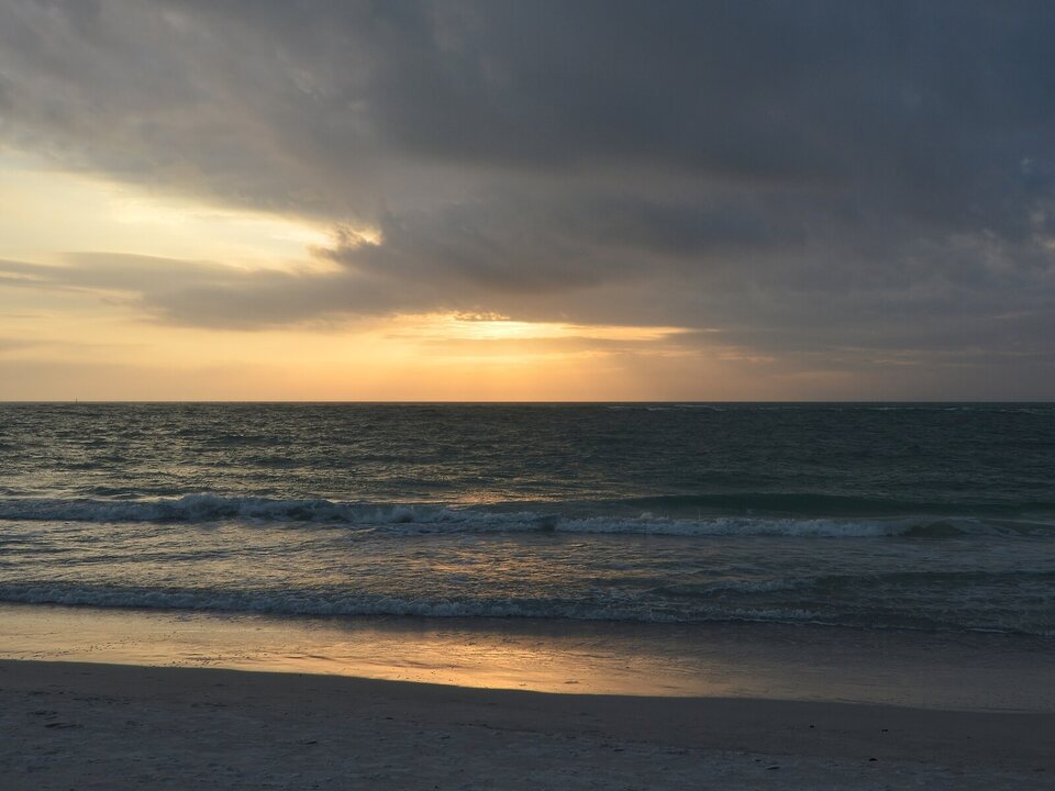 Sunset over the Gulf of Mexico from Lido Key
