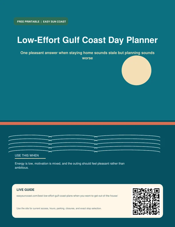 Low-Effort Gulf Coast Day Planner cover