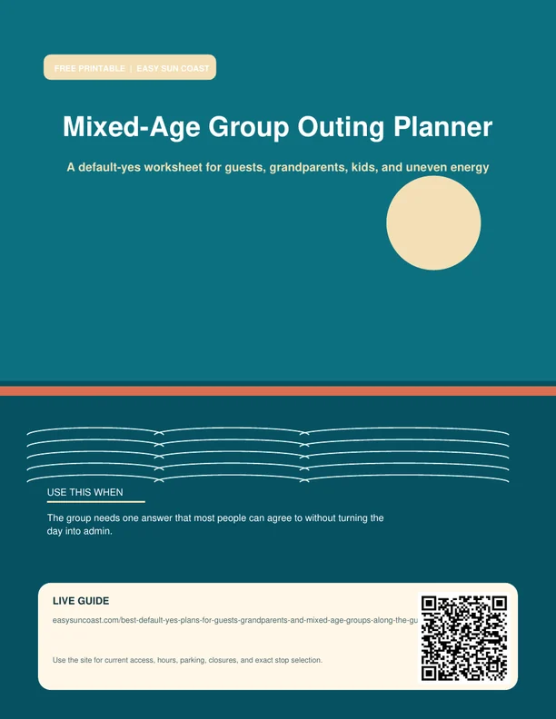 Mixed-Age Group Outing Planner cover