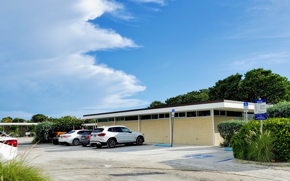 Nokomis Beach Pavilion near the Gulf shoreline